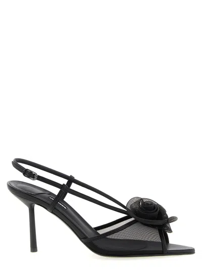Le Silla 'rose Nemesi' Sandals In Black