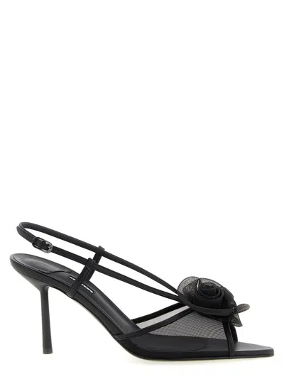 Le Silla 'rose Nemesi' Sandals In Black