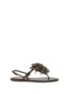 Le Silla Rose Sandals In Brown