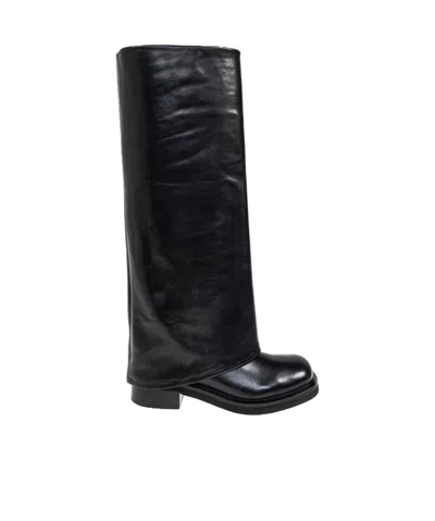 Le Silla 50mm Harley Boots In Black