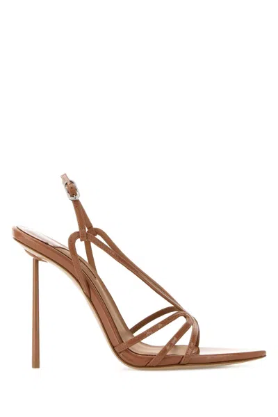 Le Silla Heeled Sandal Woman In Brown