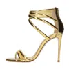 Le Silla Sandals Golden In Oro Marroni