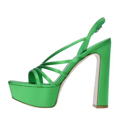 Le Silla Sandals Green In Verde Blu E Verdi