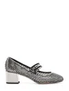 Le Silla Grey Heel Shoes In Grey