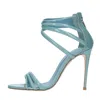 Le Silla Sandals Light Blue In Azzurro Blu E Verdi