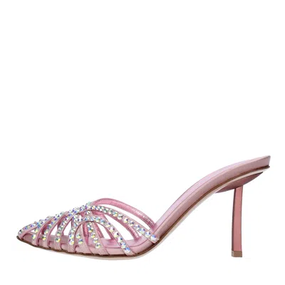 Le Silla Sandals Pink In Rosa Chiari E Naturali