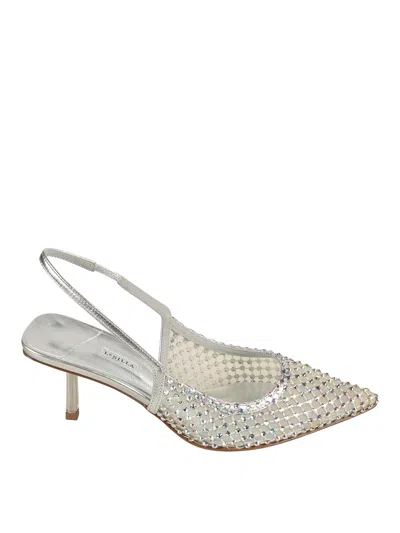 Le Silla Sandals In Silver