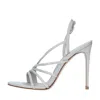 Le Silla Sandals Silver In Argento Chiari E Naturali