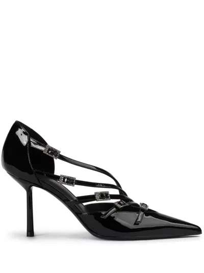 Le Silla Woman Pumps Black Size 6 Leather