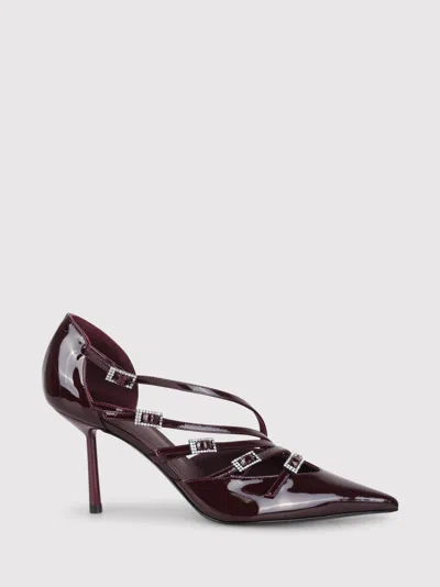 Le Silla Scarlet 100mm Leather Pumps In Red