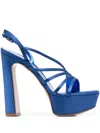 Le Silla Scarlet Plateau-sandalen In Blue
