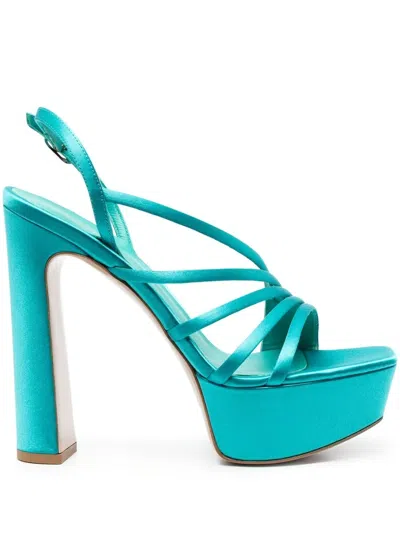 Le Silla Scarlet Strappy Sandals In Blau