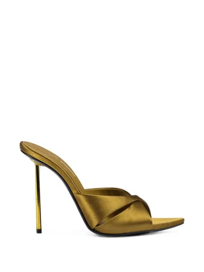 Le Silla Shirley Crossover-strap Sandals In Gold