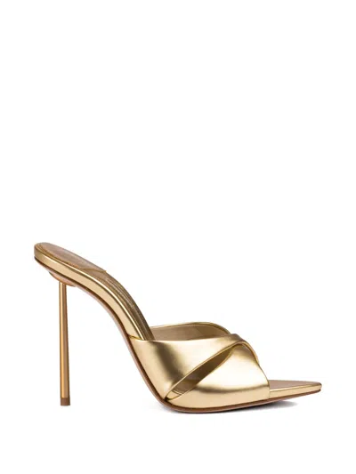 Le Silla Shirley Heeled Sandals In Gold