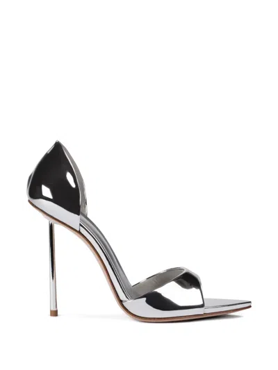 Le Silla Shirley Heeled Sandals In Gray