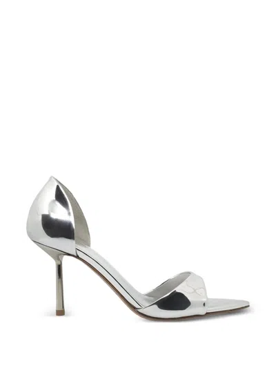Le Silla 셜리 포인티드 토 샌들 In Silver