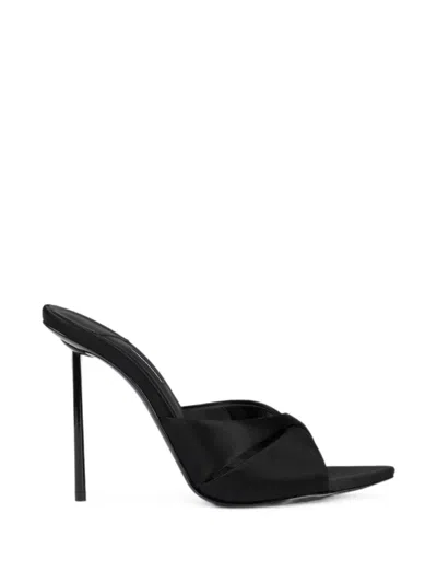 Le Silla Shirley Twist-detail Sandals In Black