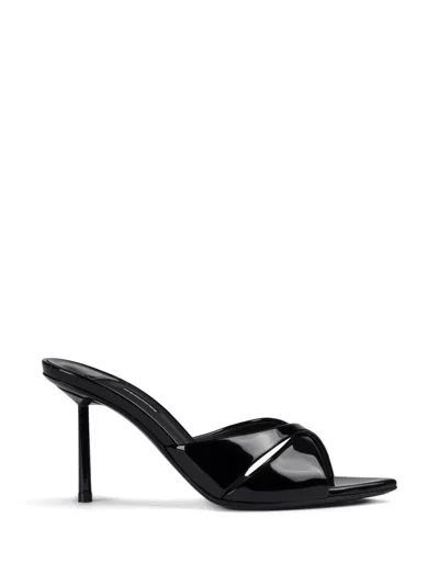 Le Silla Shirley Twisted Sandals In Black