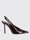 Le Silla Chanel Clivage Slingback In Burgundy