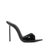 Le Silla Stiletto Heeled Sandlas In Black
