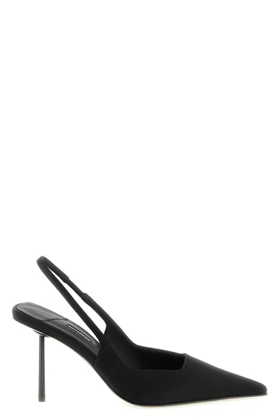 Le Silla Slingback 'amelia' In Black