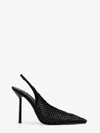 Le Silla Rhinestone Embellished Slingback Stiletto Pumps In Black