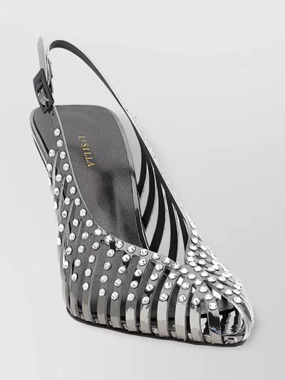 Le Silla Slingback Studded Embellishments Open Sides