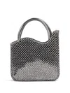 Le Silla Small Gilda Tote Bag In Silver
