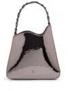 Le Silla Kleine Ivy Handtasche In Silber