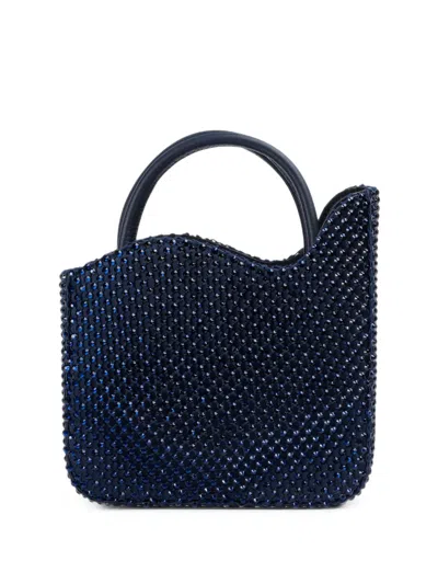Le Silla Small Ivy Crystal-embellished Tote Bag In Blue