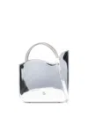 Le Silla Ivy Glitter Tote Bag In Silver