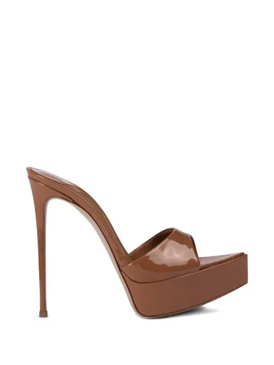 Le Silla Stiletto-heel Sandals In Brown