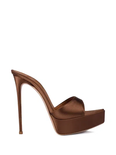 Le Silla Stiletto-heel Sandals In Brown