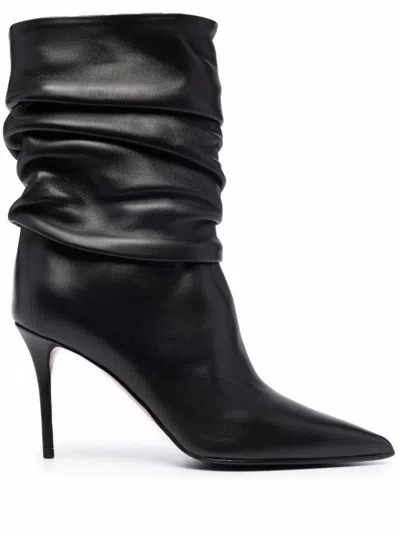 Le Silla Stivaletto Eva 90 Booties In Black