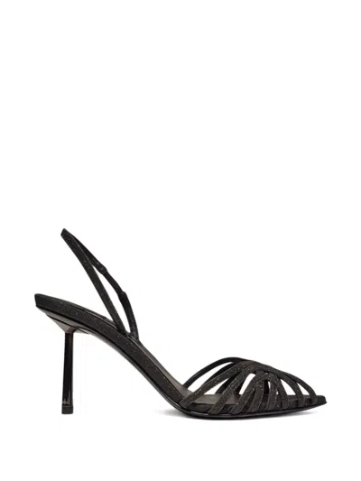 Le Silla Strappy Heeled Sandals In Black