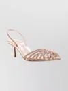 Le Silla Strappy Sandals Featuring Crystal Embellishments In Pink