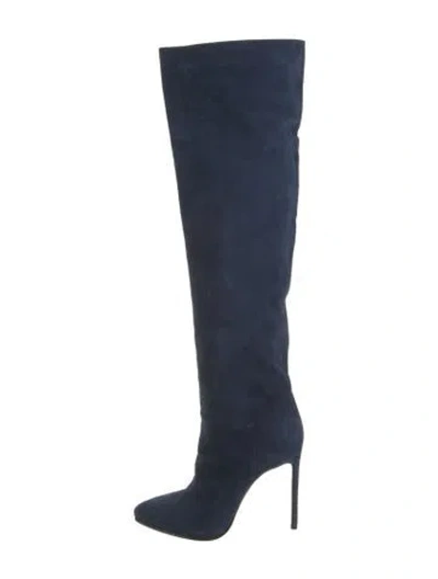 Pre-owned Le Silla Suede Boots In Blue