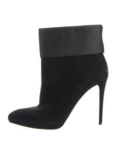 Pre-owned Le Silla Suede Boots In Blue