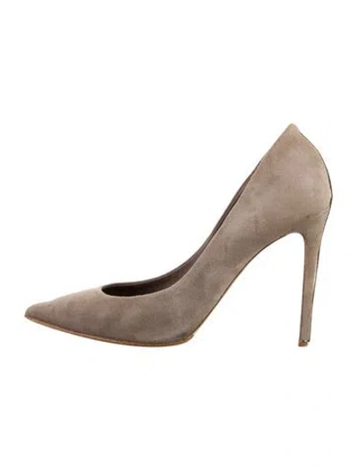 Pre-owned Le Silla Suede Pumps In Brown