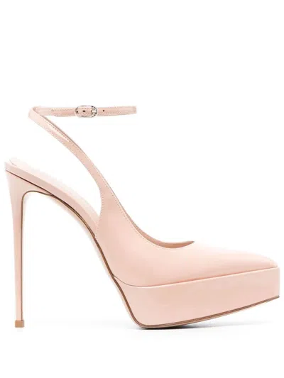 Le Silla Uma 130mm Patent-leather Platform Mules In Pink