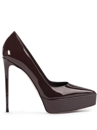 LE SILLA UMA 140MM LEATHER PUMPS
