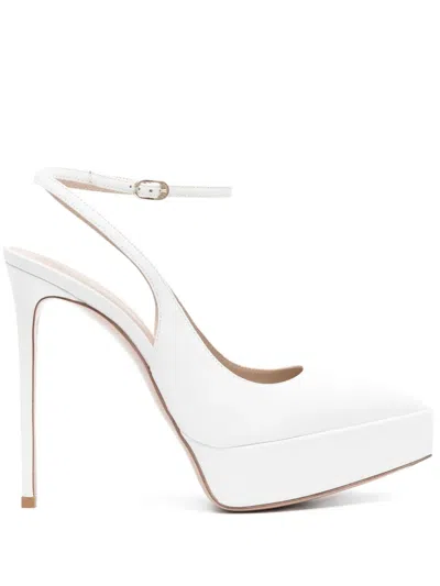 Le Silla Uma 140mm Slingback Pumps In White