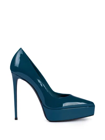 Le Silla Uma Platform Pumps In Green
