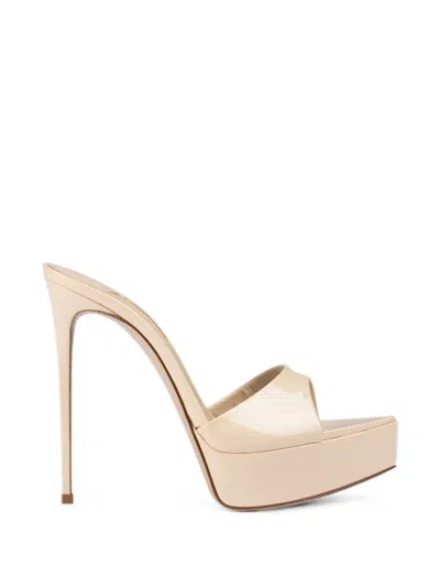Le Silla Uma Platform Sandals In Neutral