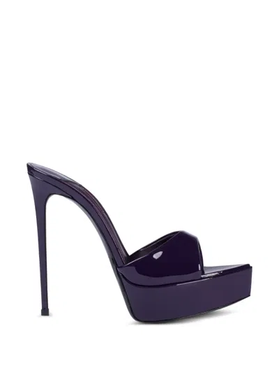 Le Silla Uma Platform Sandals In Purple