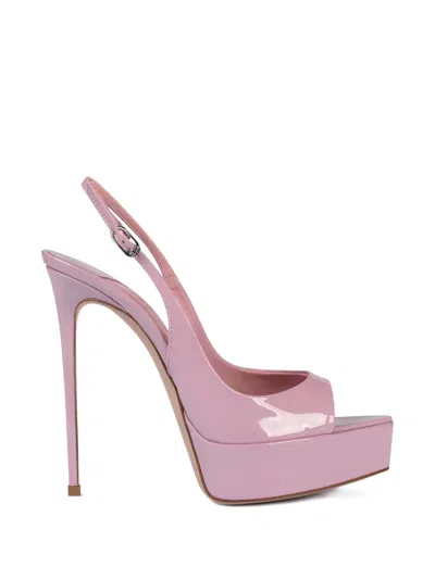 Le Silla Uma Slingback Platform Pumps In Pink