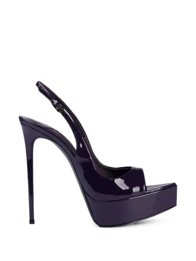Le Silla Uma Slingback Pumps In Purple