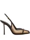 Le Silla Mesh Chanel Vittoria Pumps With Buckle Detail