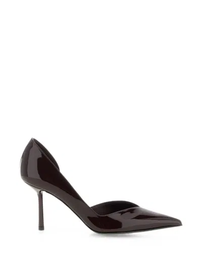 Le Silla Vivienne Pumps Pointed Toe Patent Finish In Black