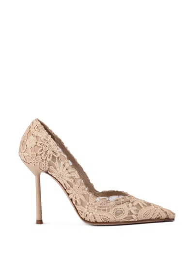 Le Silla Vivienne Heeled Pumps In Neutral